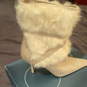 Nine West Booties with fur